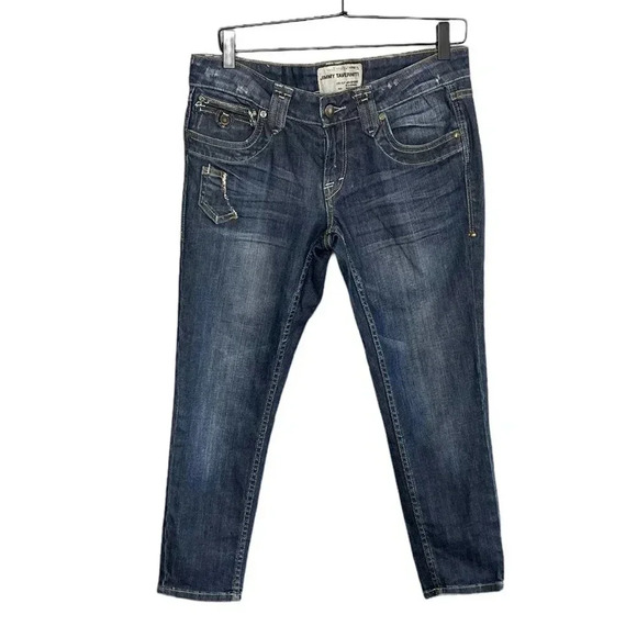 Jimmy Taverniti Women’s Crop Skinny Jeans Size 28 - Picture 1 of 8
